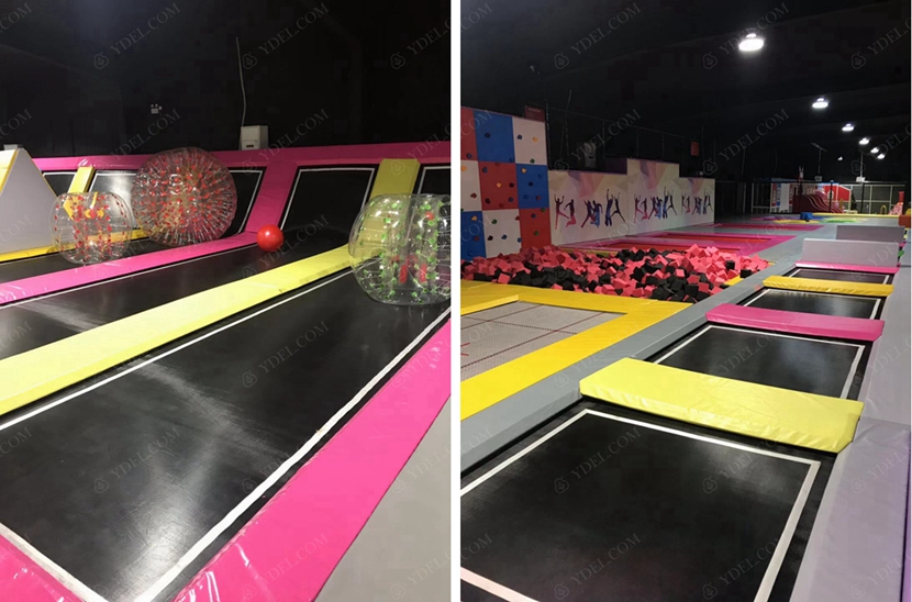 室內自由蹦床圖片